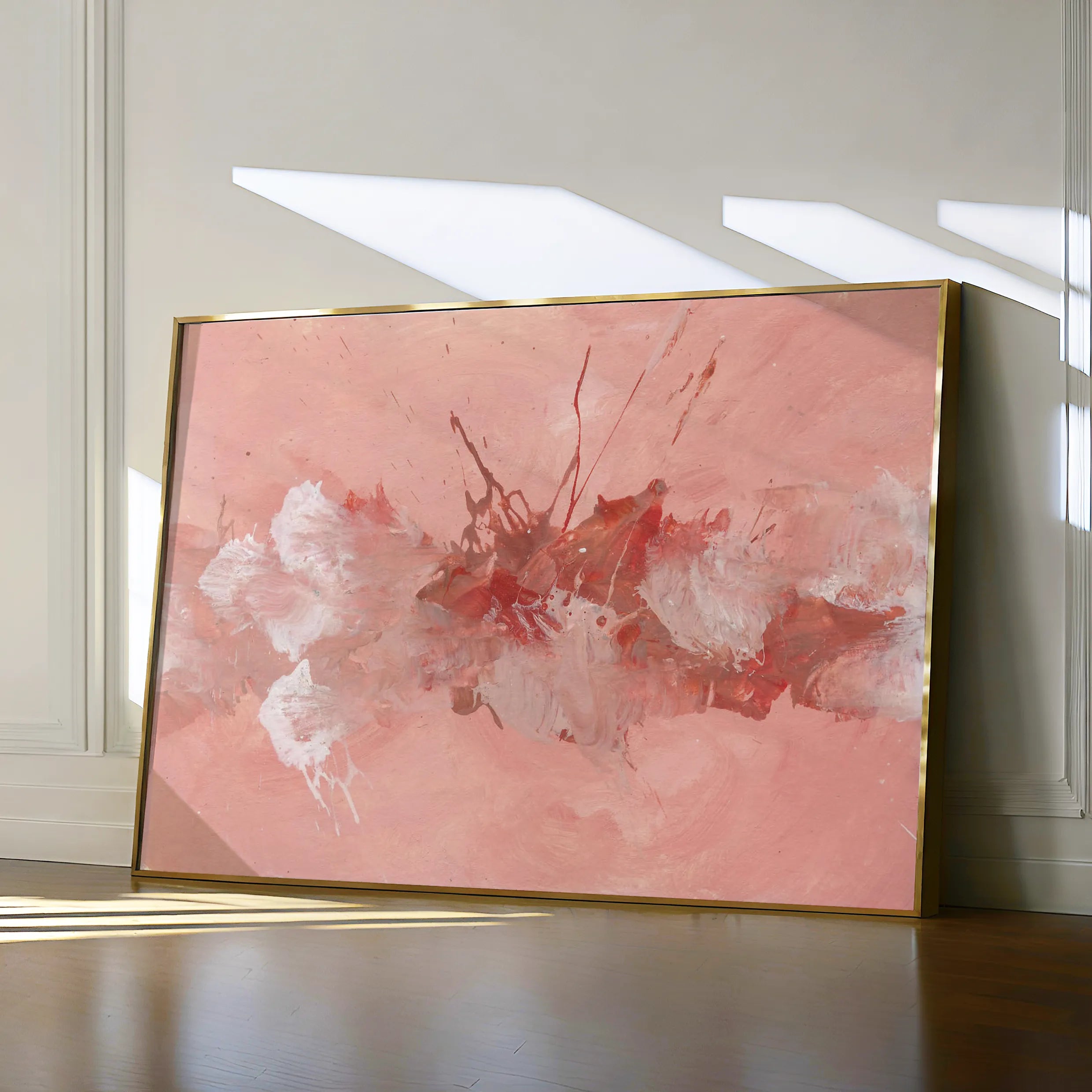 Abstract 260 Canvas Art 18" x 24" / 45 x 60 cm / Black