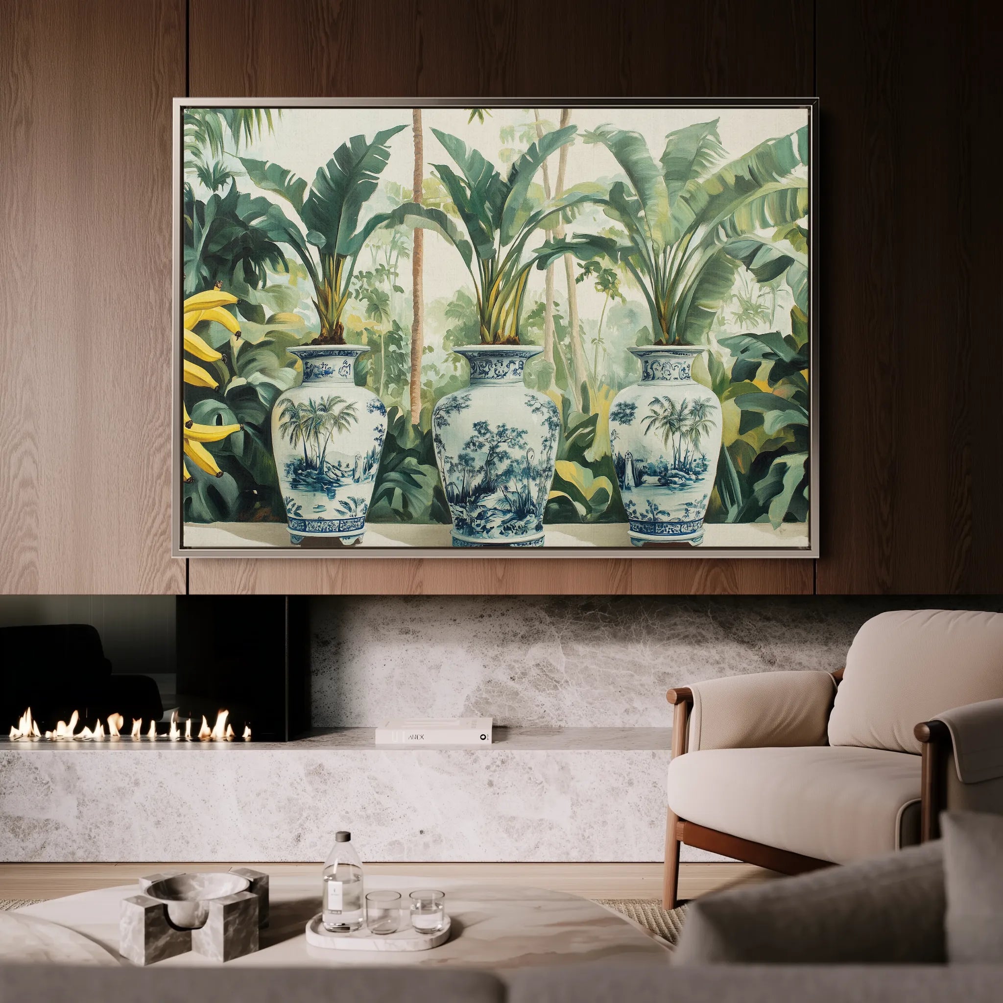 Landscape 260 Canvas Art 18" x 24" / 45 x 60 cm / Black