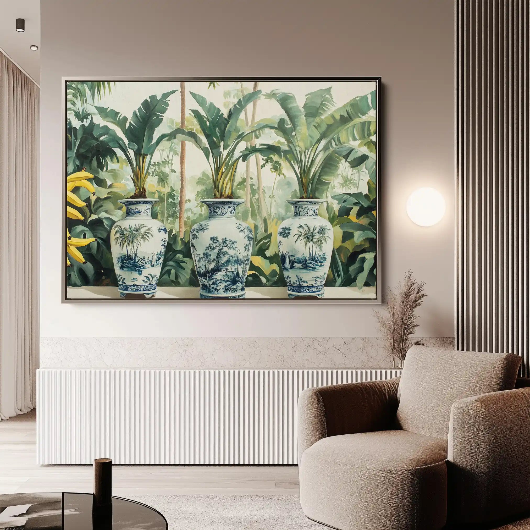 Landscape 260 Canvas Art 60 x 40 cm / Black