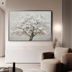 Floral 261 Canvas Art 60 x 40 cm / Black