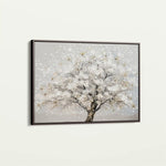 Floral 261 Canvas Art 60 x 40 cm / Black