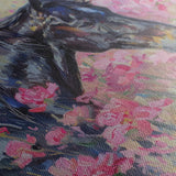 Horses 261 Canvas Art 18" x 24" / 45 x 60 cm / Black