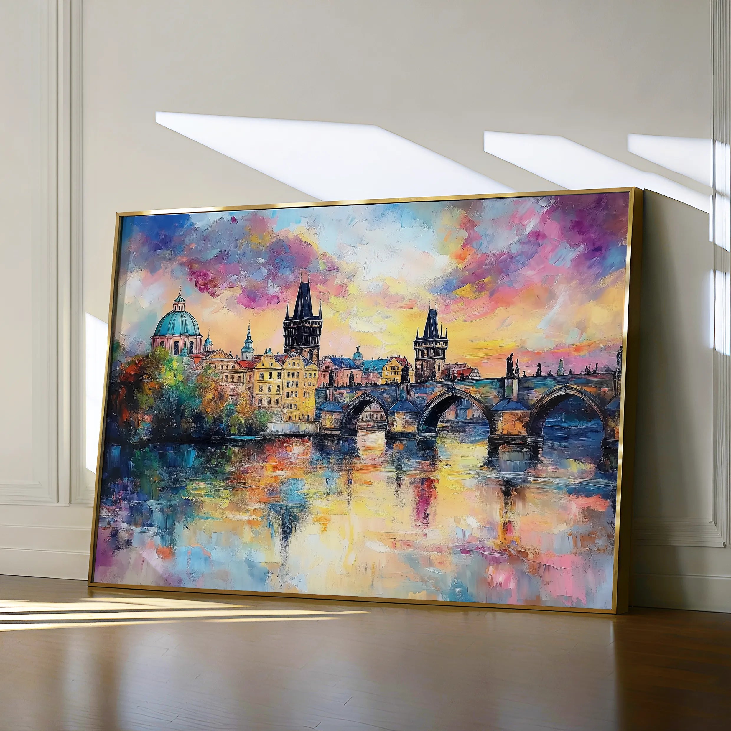 Landscape 261 Canvas Art 18" x 24" / 45 x 60 cm / Black