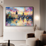 Landscape 261 Canvas Art 18" x 24" / 45 x 60 cm / Black