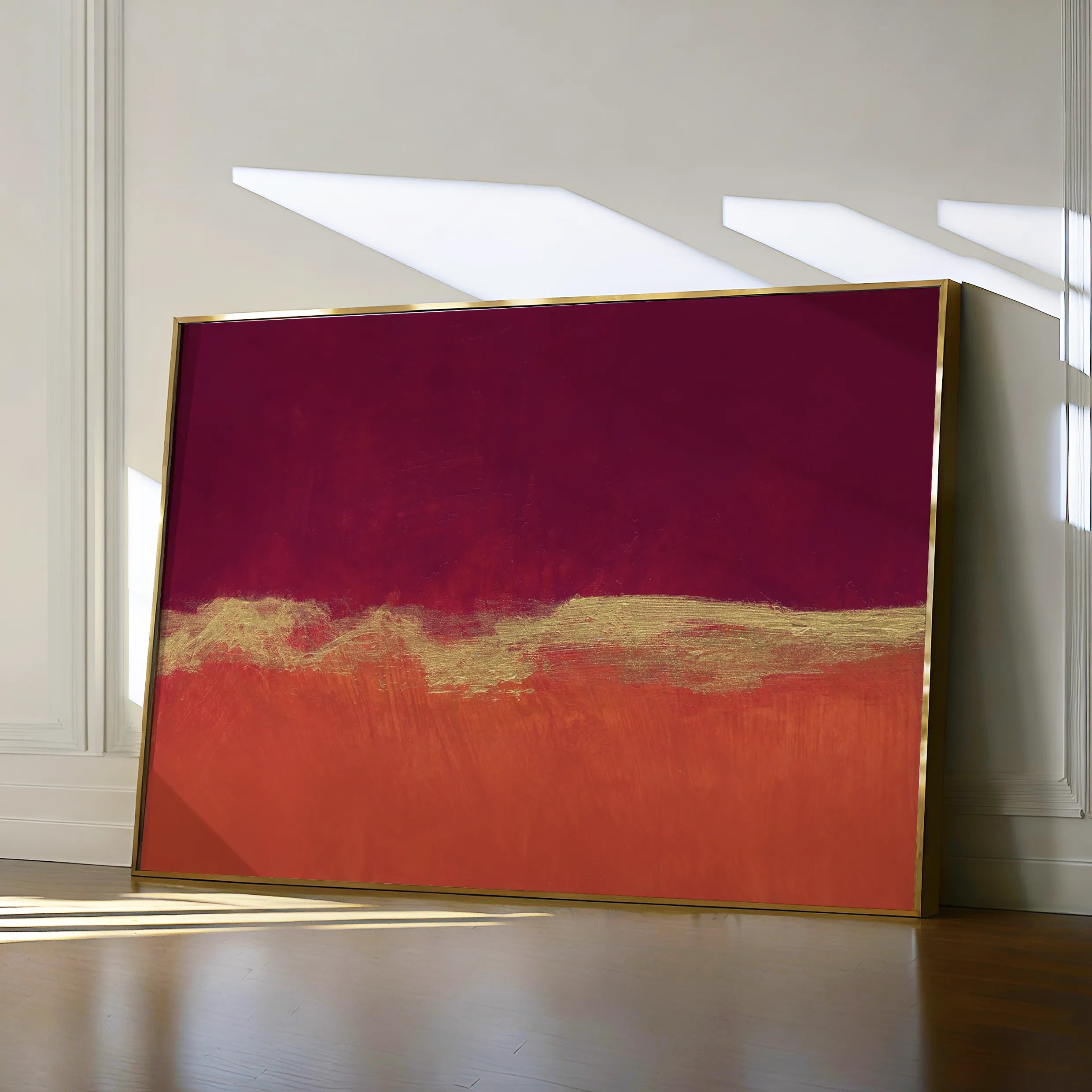 Abstract 262 Canvas Art 18" x 24" / 45 x 60 cm / Black