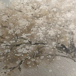 Floral 262 Canvas Art 60 x 40 cm / Black
