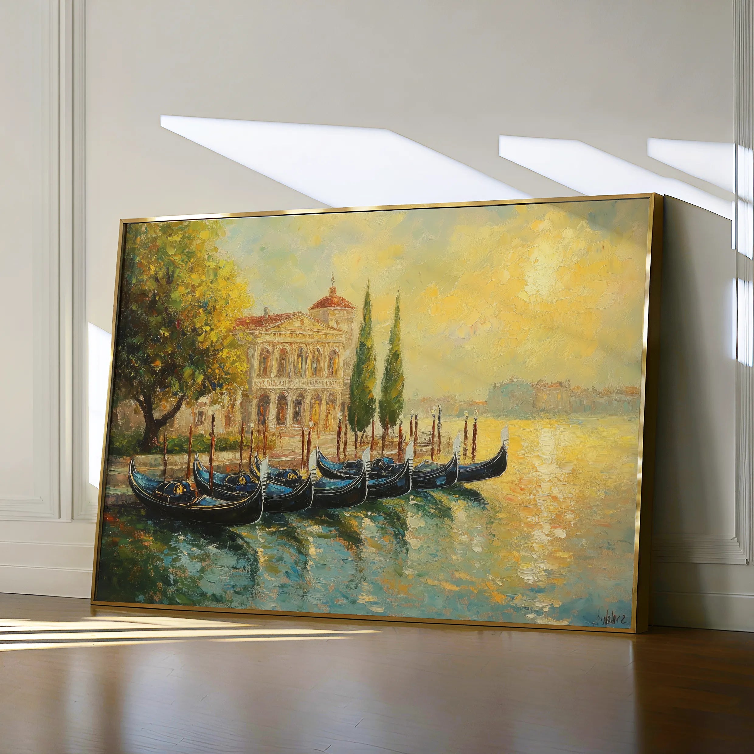 Landscape 262 Canvas Art 18" x 24" / 45 x 60 cm / Black