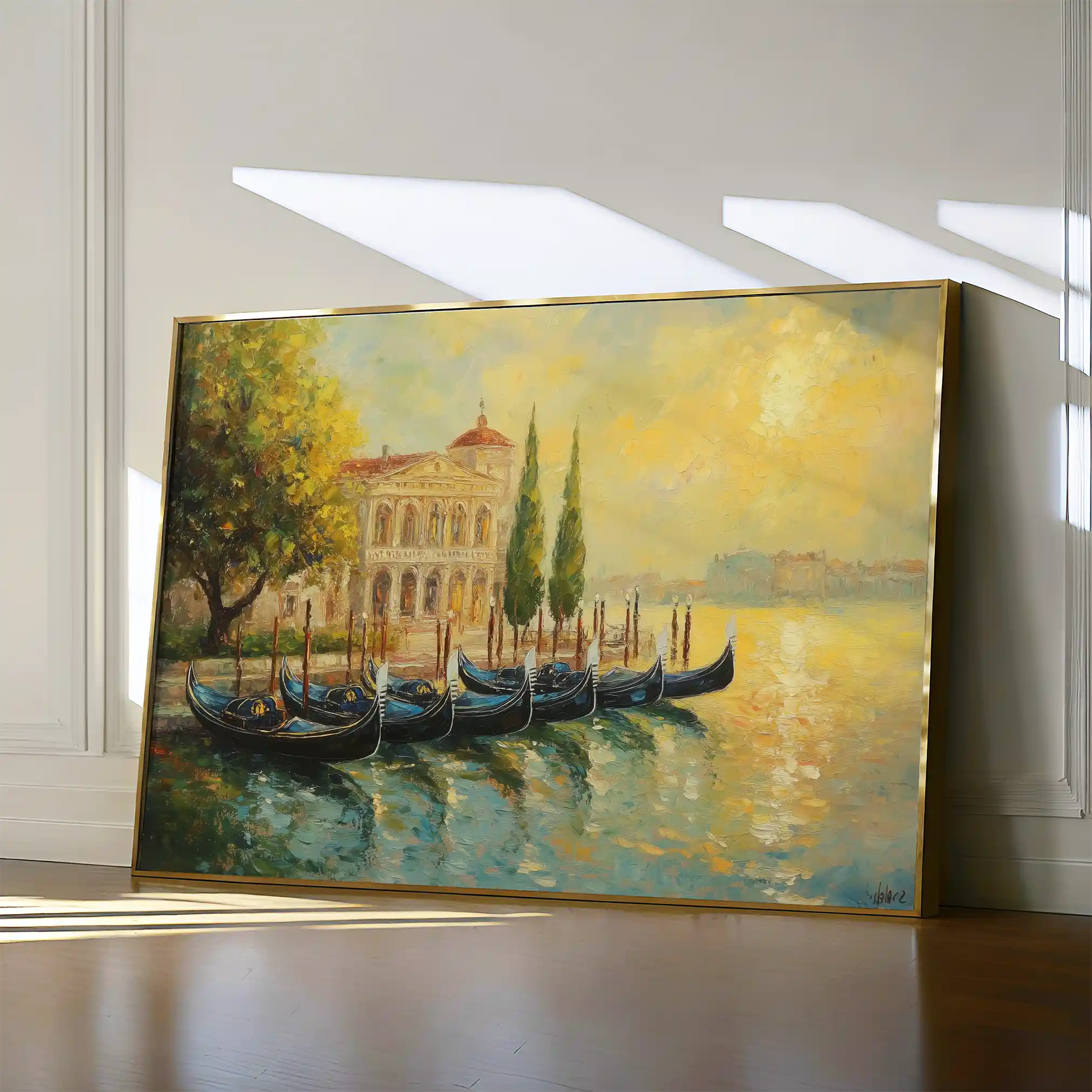 Landscape 262 Canvas Art 60 x 40 cm / Black