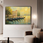 Landscape 262 Canvas Art 60 x 40 cm / Black