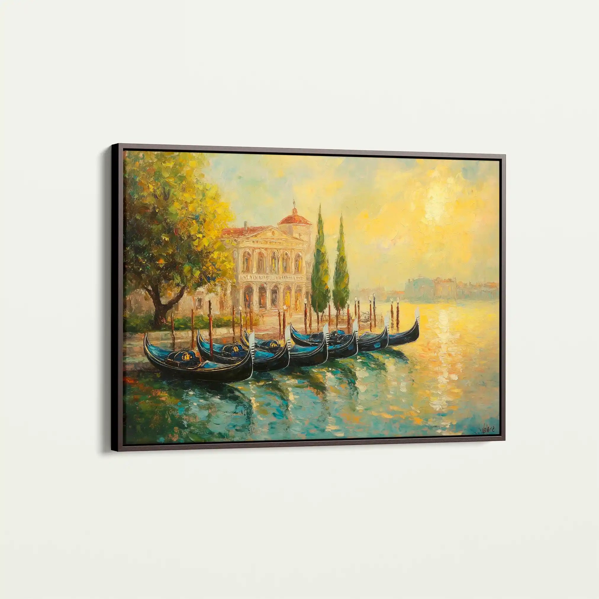 Landscape 262 Canvas Art 60 x 40 cm / Black
