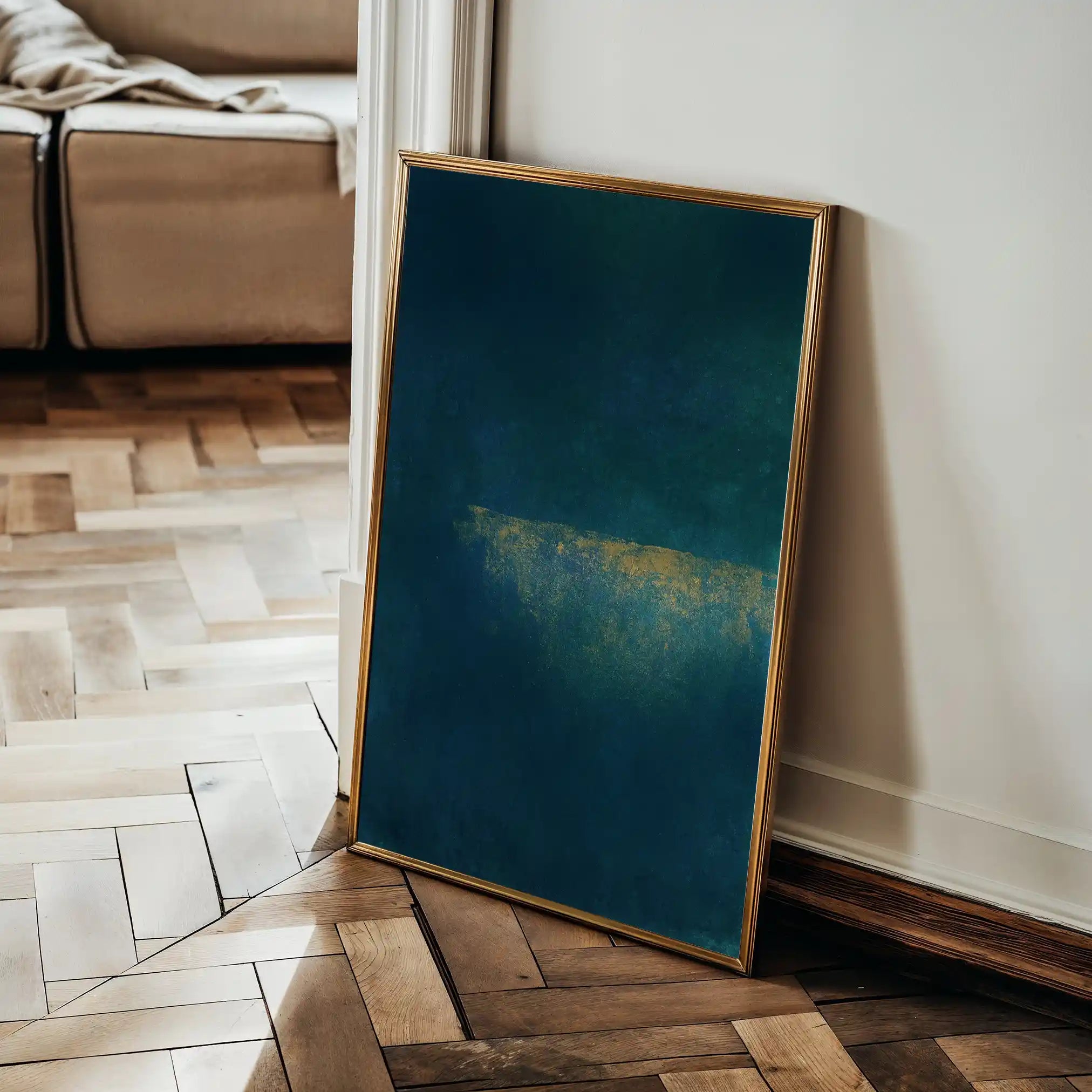 Abstract 263 Canvas Art 18" x 24" / 45 x 60 cm / Black