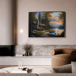 Landscape 263 Canvas Art 18" x 24" / 45 x 60 cm / Black