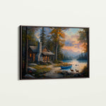 Landscape 263 Canvas Art 18" x 24" / 45 x 60 cm / Black