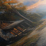 Landscape 263 Canvas Art 18" x 24" / 45 x 60 cm / Black
