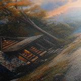 Landscape 263 Canvas Art 18" x 24" / 45 x 60 cm / Black