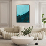 Abstract 264 Canvas Art 18" x 24" / 45 x 60 cm / Black