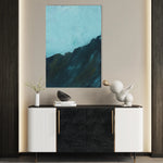 Abstract 264 Canvas Art 18" x 24" / 45 x 60 cm / Black