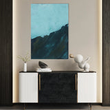 Abstract 264 Canvas Art 18" x 24" / 45 x 60 cm / Black