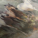 Horses 264 Canvas Art 18" x 24" / 45 x 60 cm / Black