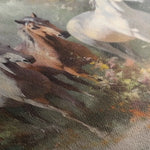 Horses 264 Canvas Art 60 x 40 cm / Black