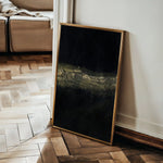 Abstract 265 Canvas Art 18" x 24" / 45 x 60 cm / Black