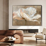 Floral 265 Canvas Art 60 x 40 cm / Black