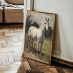 Horses 265 Canvas Art 18" x 24" / 45 x 60 cm / Black