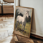 Horses 265 Canvas Art 60 x 40 cm / Black
