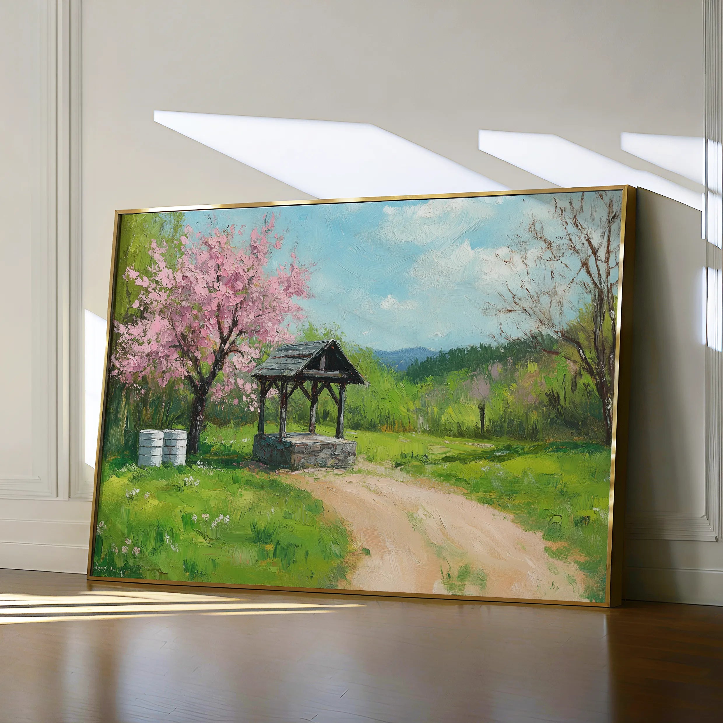 Landscape 265 Canvas Art 18" x 24" / 45 x 60 cm / Black
