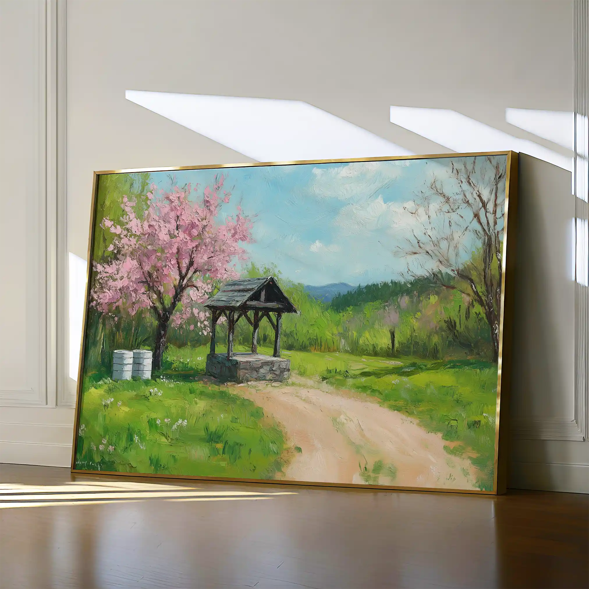 Landscape 265 Canvas Art 60 x 40 cm / Black