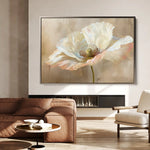 Floral 266 Canvas Art 60 x 40 cm / Black