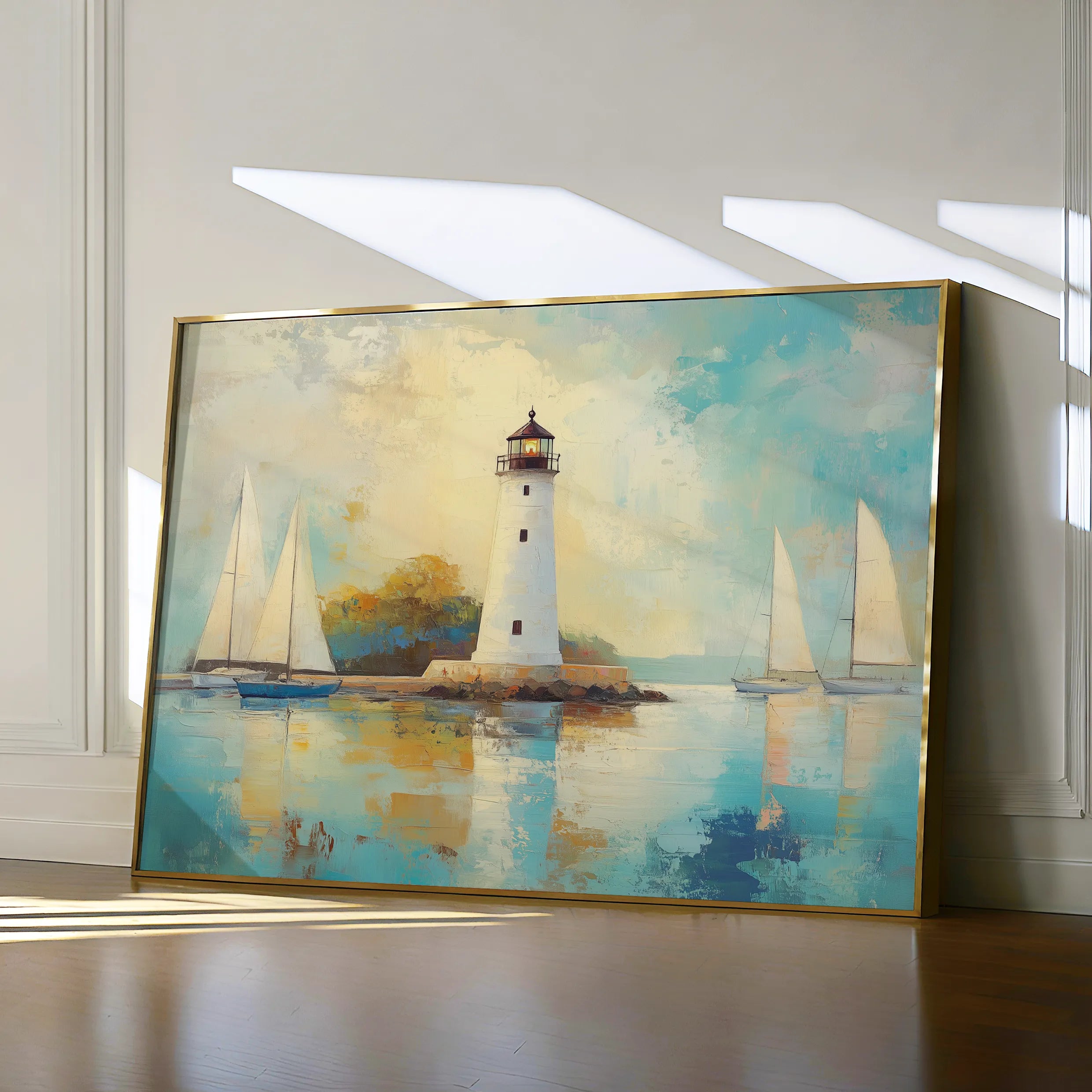 Landscape 266 Canvas Art 18" x 24" / 45 x 60 cm / Black