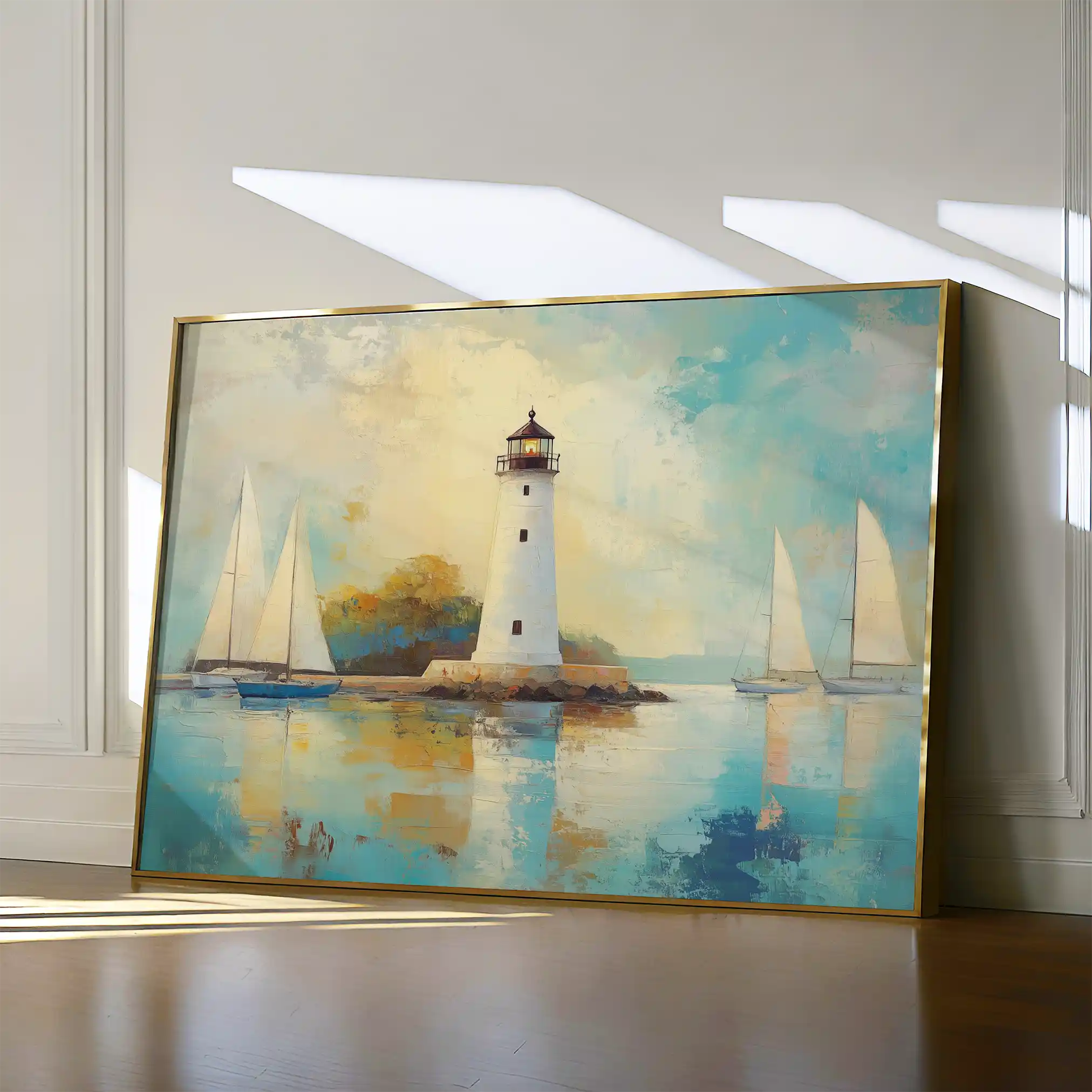 Landscape 266 Canvas Art 60 x 40 cm / Black