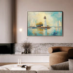 Landscape 266 Canvas Art 60 x 40 cm / Black