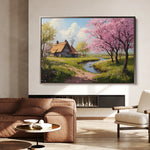 Landscape 267 Canvas Art 18" x 24" / 45 x 60 cm / Black