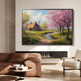 Landscape 267 Canvas Art 18" x 24" / 45 x 60 cm / Black