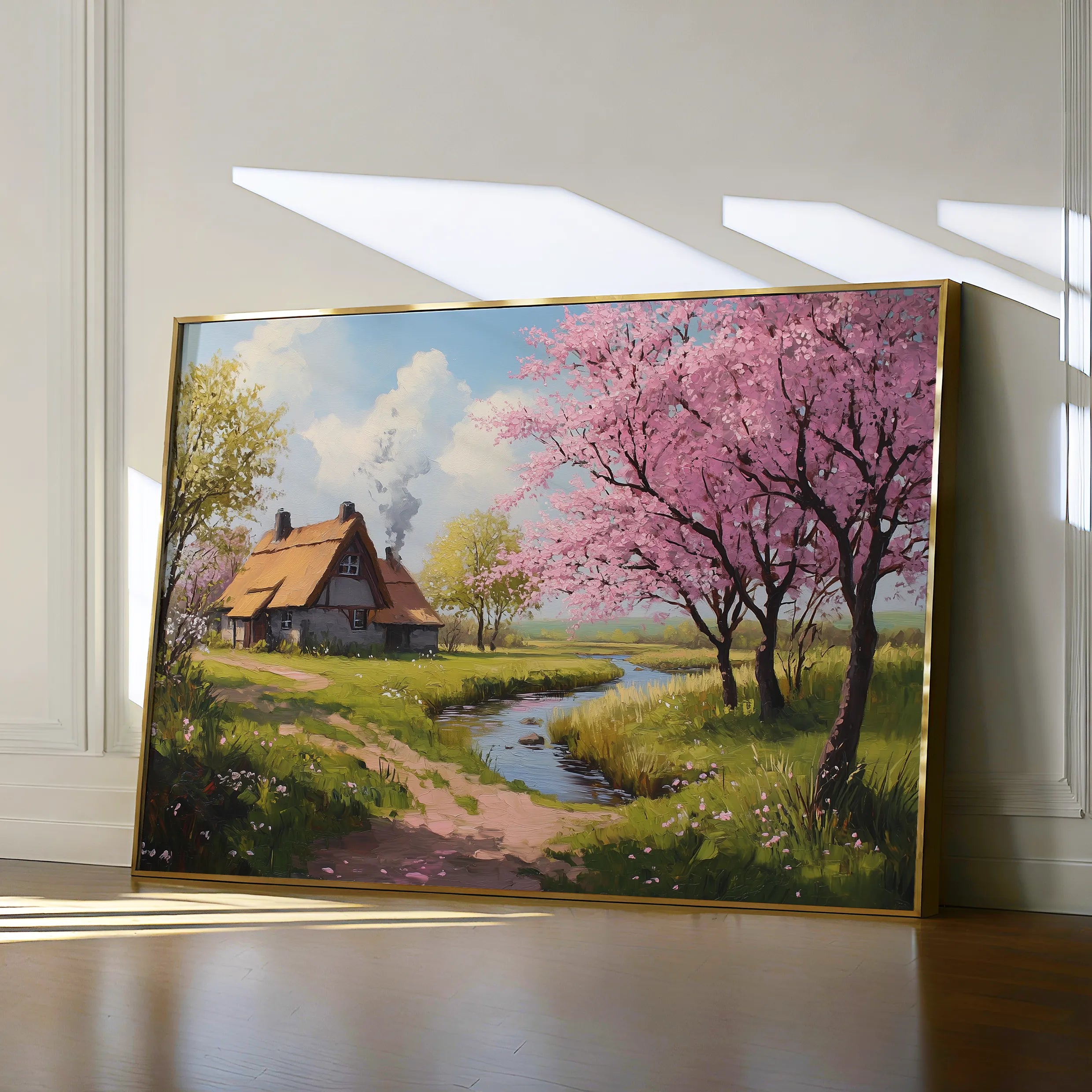 Landscape 267 Canvas Art 18" x 24" / 45 x 60 cm / Black