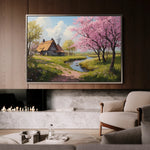 Landscape 267 Canvas Art 18" x 24" / 45 x 60 cm / Black