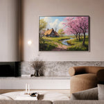 Landscape 267 Canvas Art 18" x 24" / 45 x 60 cm / Black