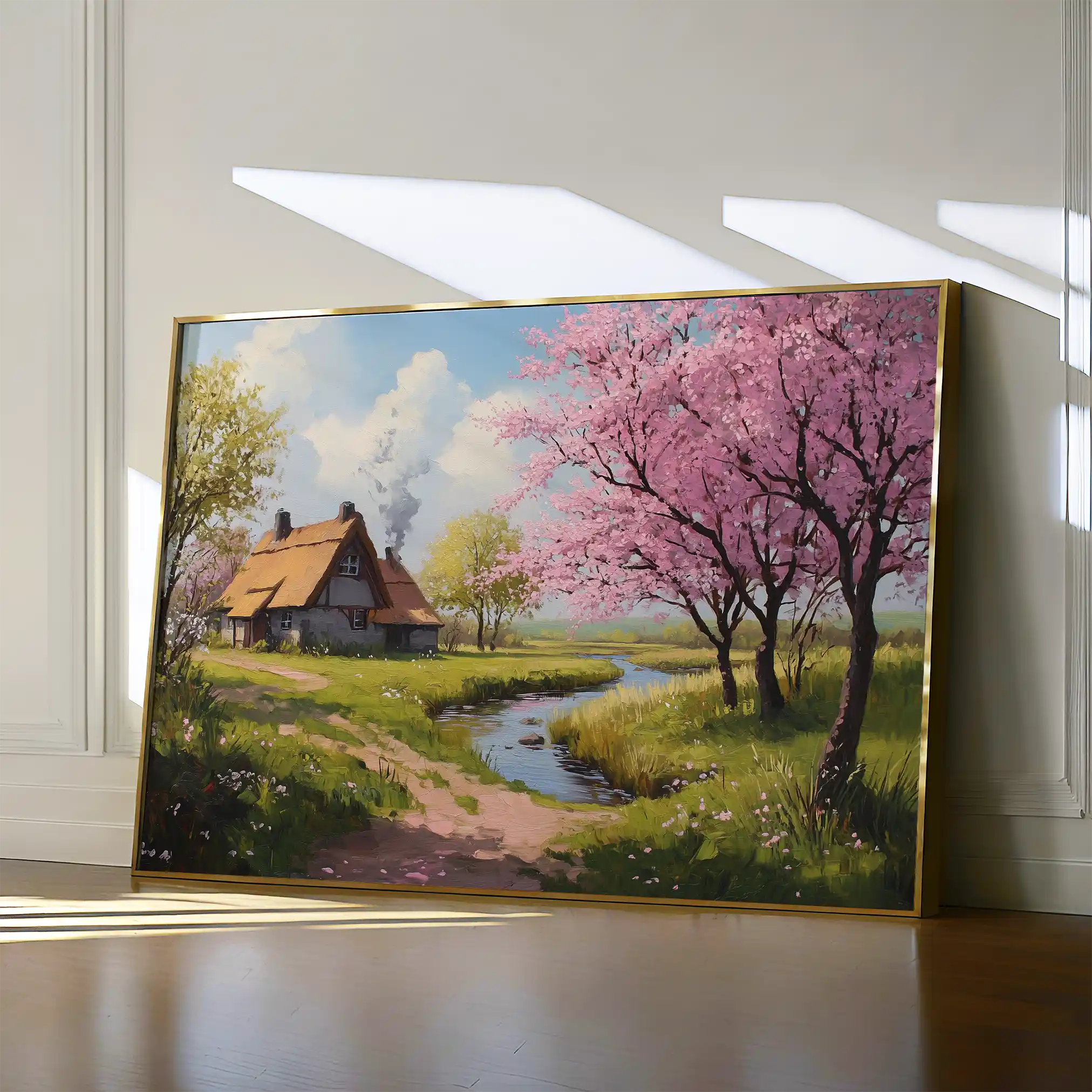Landscape 267 Canvas Art 60 x 40 cm / Black