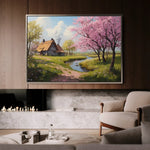 Landscape 267 Canvas Art 60 x 40 cm / Black
