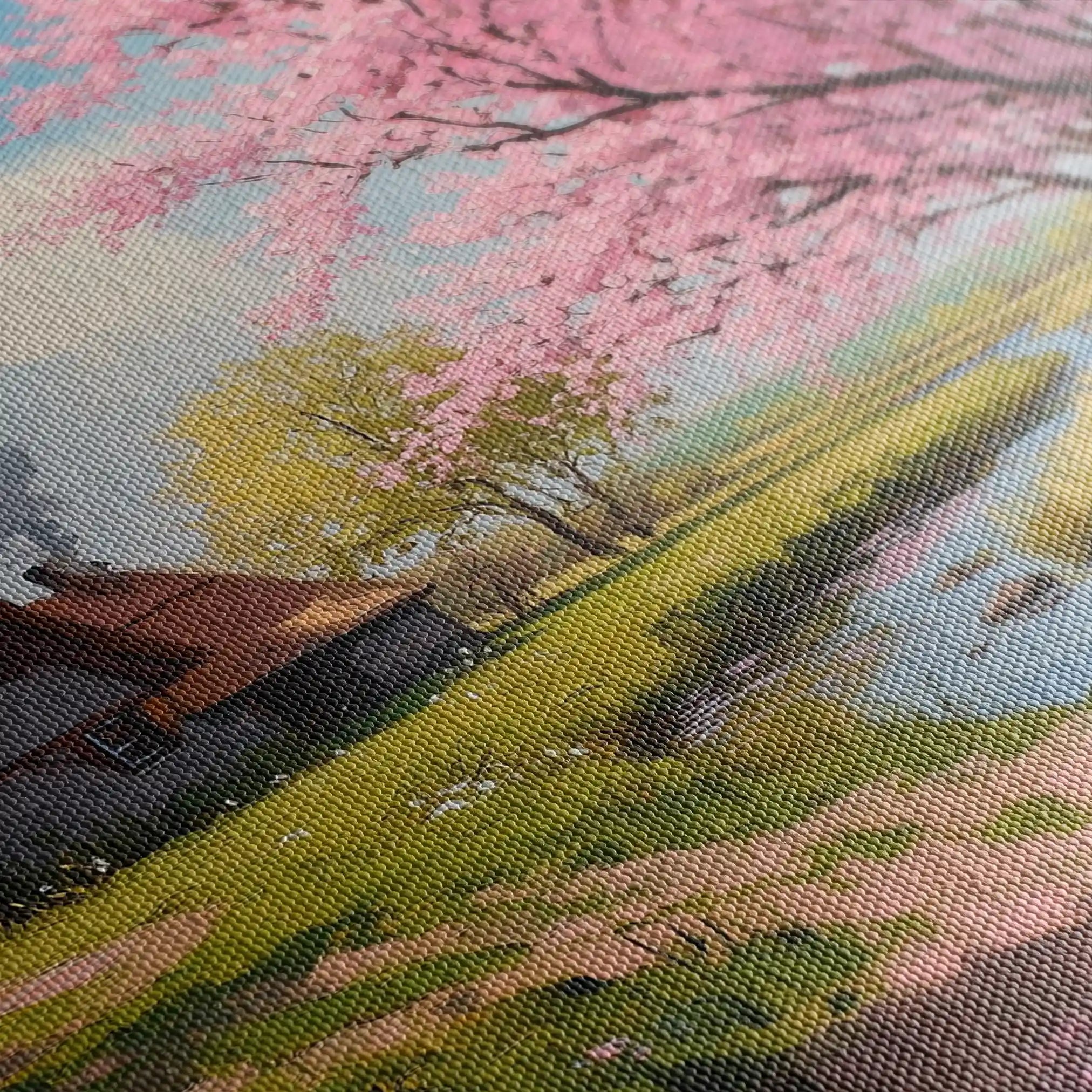 Landscape 267 Canvas Art 60 x 40 cm / Black