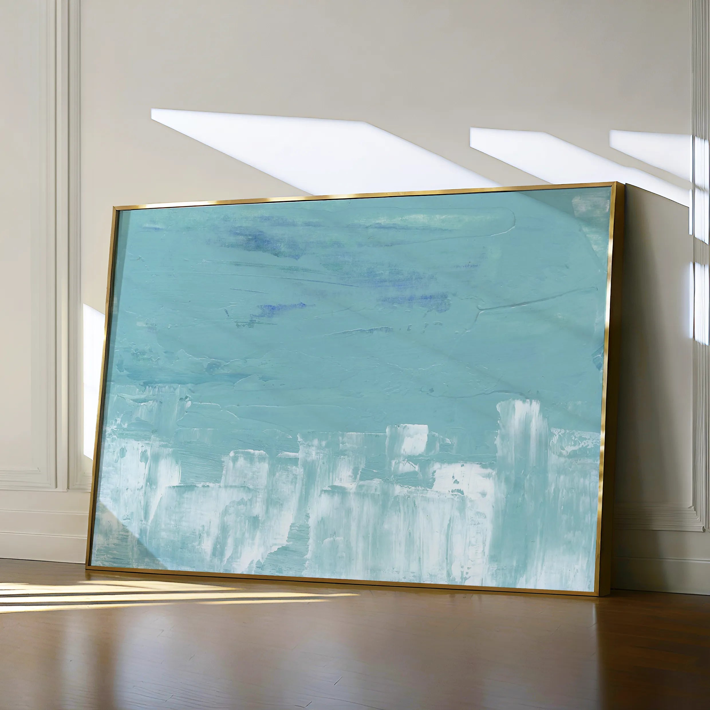 Abstract 268 Canvas Art 18" x 24" / 45 x 60 cm / Black