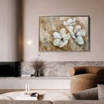 Floral 268 Canvas Art 60 x 40 cm / Black