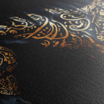 Horses 268 Canvas Art 18" x 24" / 45 x 60 cm / Black
