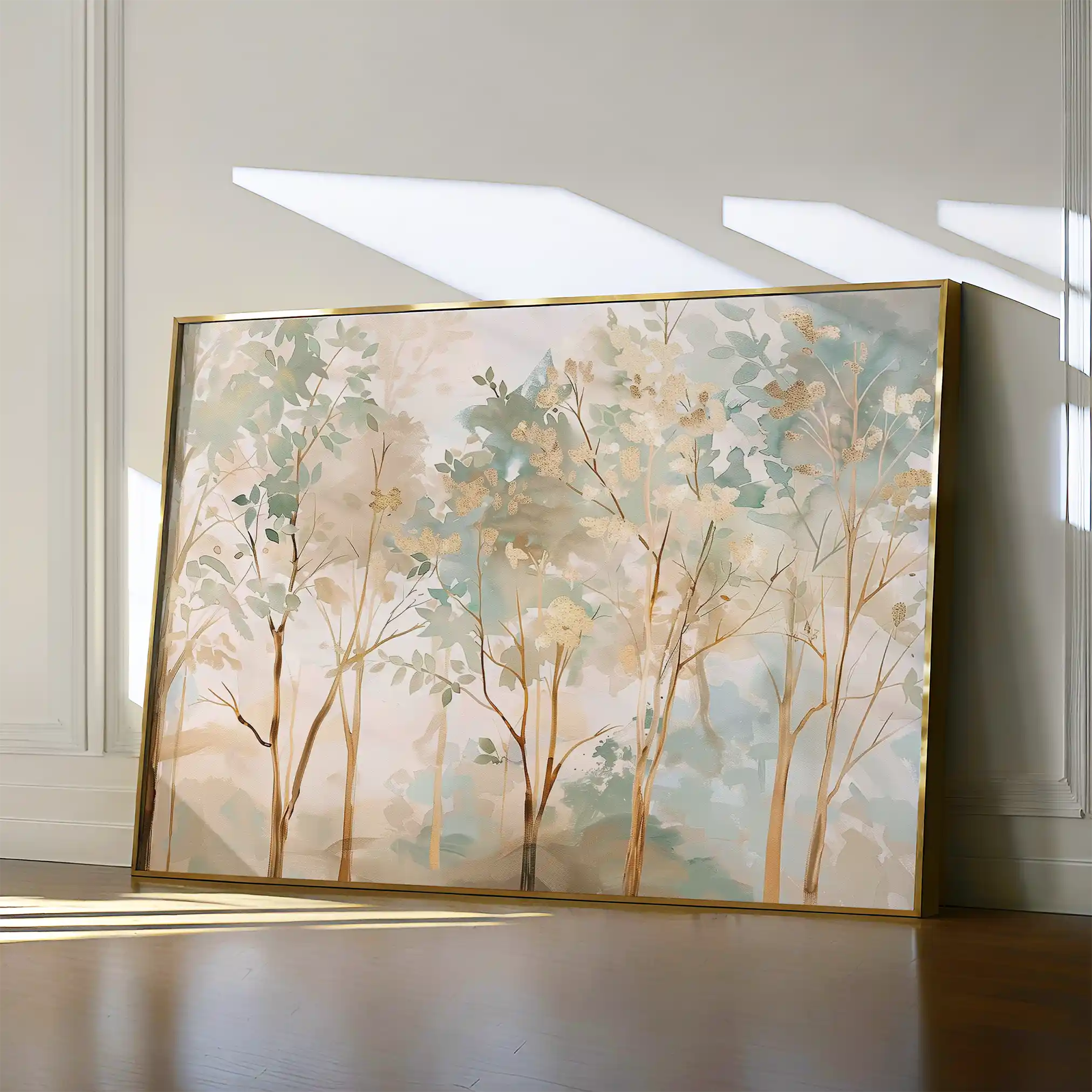 Floral 269 Canvas Art 60 x 40 cm / Black