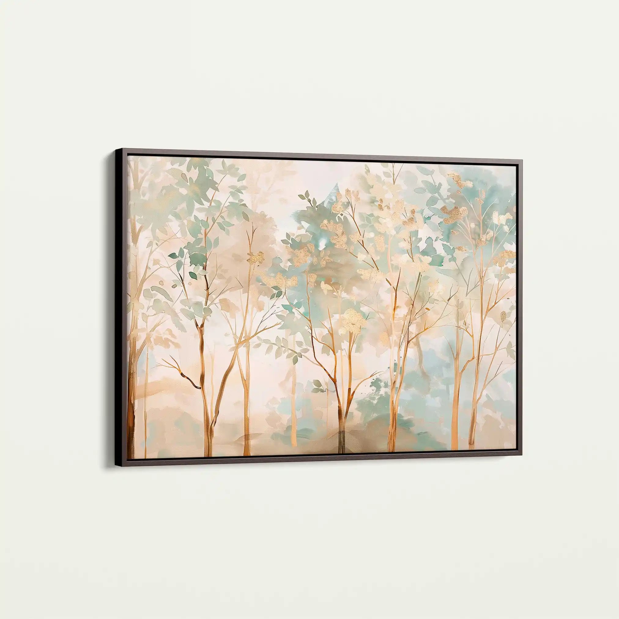 Floral 269 Canvas Art 60 x 40 cm / Black