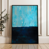 Abstract 270 Canvas Art 18" x 24" / 45 x 60 cm / Black