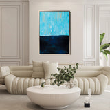 Abstract 270 Canvas Art 18" x 24" / 45 x 60 cm / Black