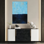 Abstract 270 Canvas Art 18" x 24" / 45 x 60 cm / Black